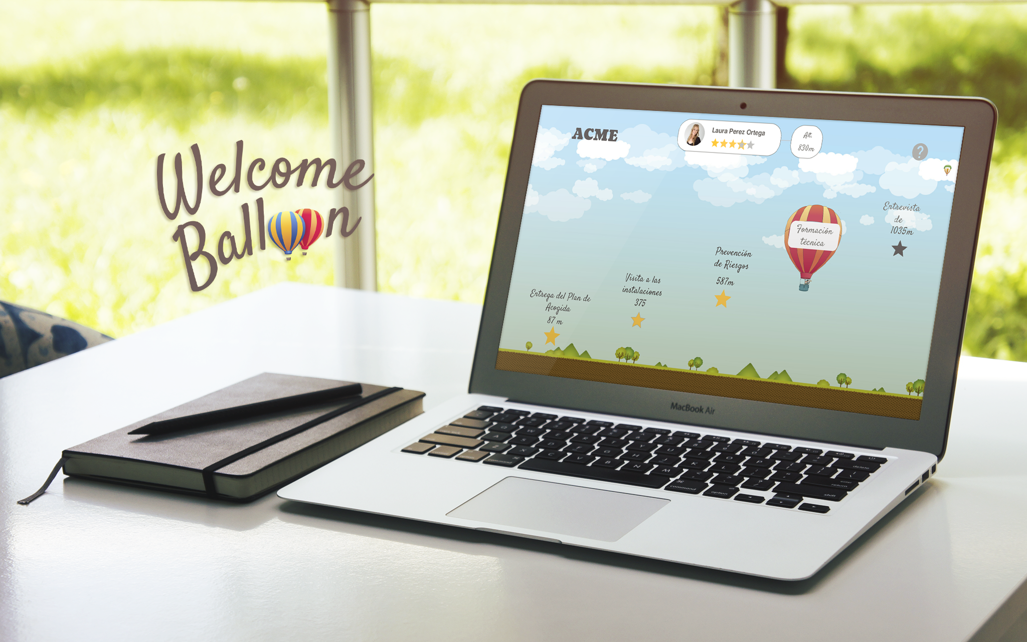 Welcome Balloon: gamificación para Planes de acogida